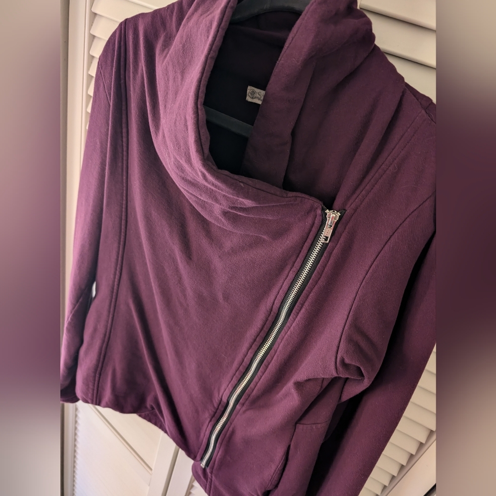 Maroon Zip Up Sweatshirt
